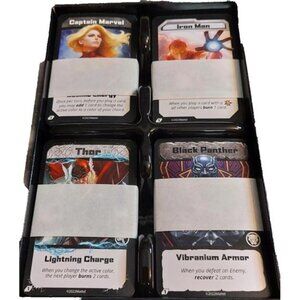 UNO Ultimate Marvel 1st Edition Mattel Games w Unopened Chase Foil Cards EUC